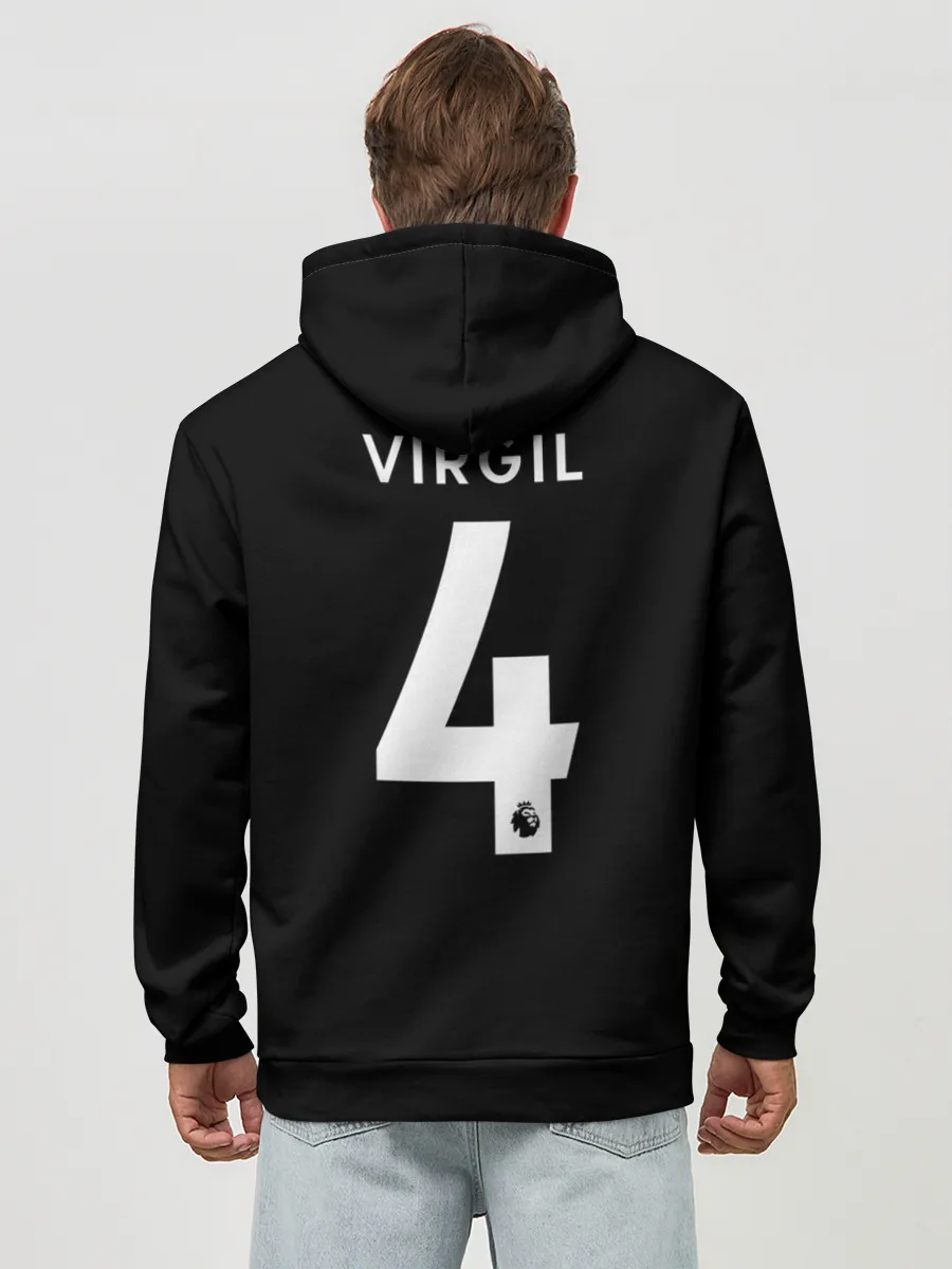 Худи мужской база хлопок / Virgil van Dijk third 19-20