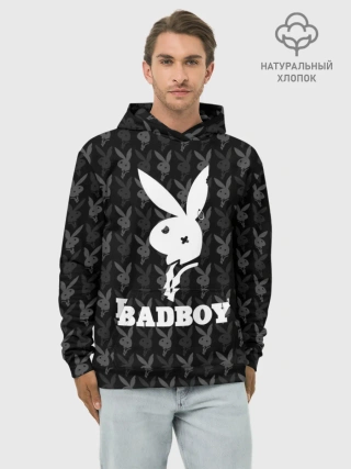 Худи мужской база хлопок / Bad boy