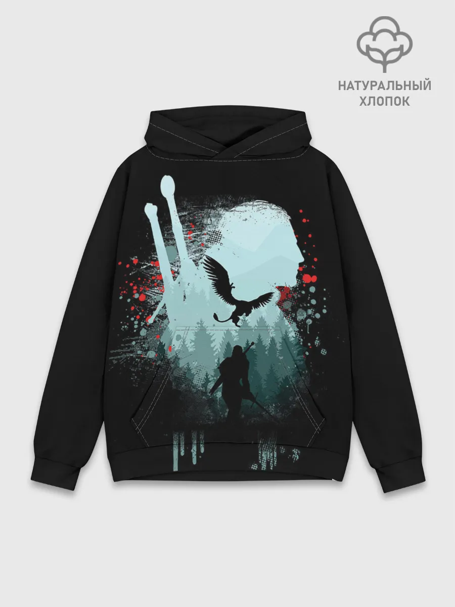 Худи мужской база хлопок / Ведьмак 3: Дикая Охота