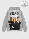 Худи мужской база хлопок / Nirvana