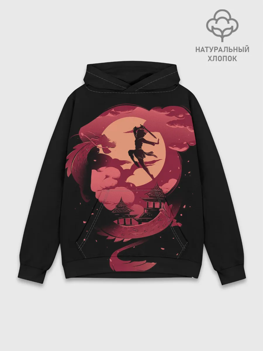 Худи мужской база хлопок / Princess Mononoke