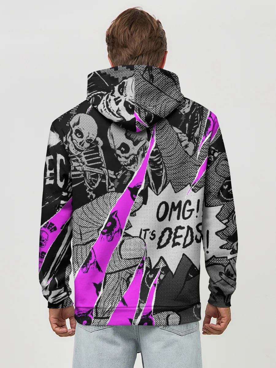 Худи мужской база хлопок / DEDSEC