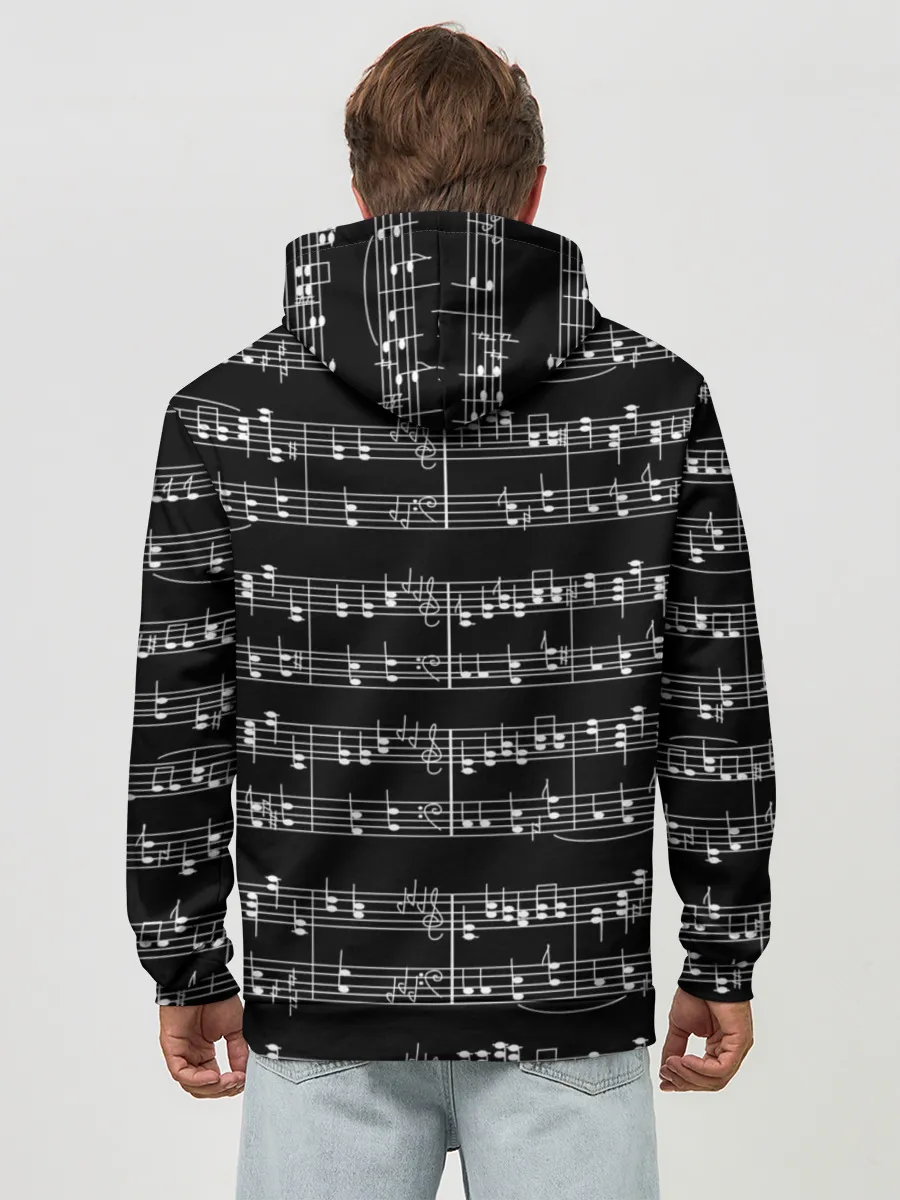 Худи мужской база хлопок / Ноты