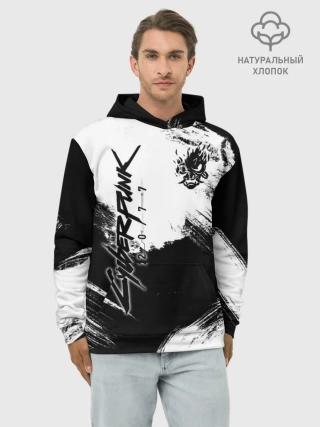 Худи мужской база хлопок / Cyberpunk 2077