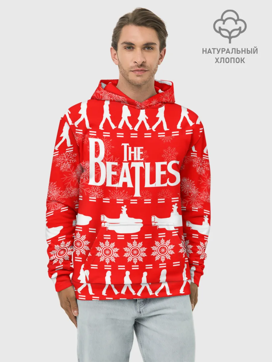 Худи мужской база хлопок / The Beatles