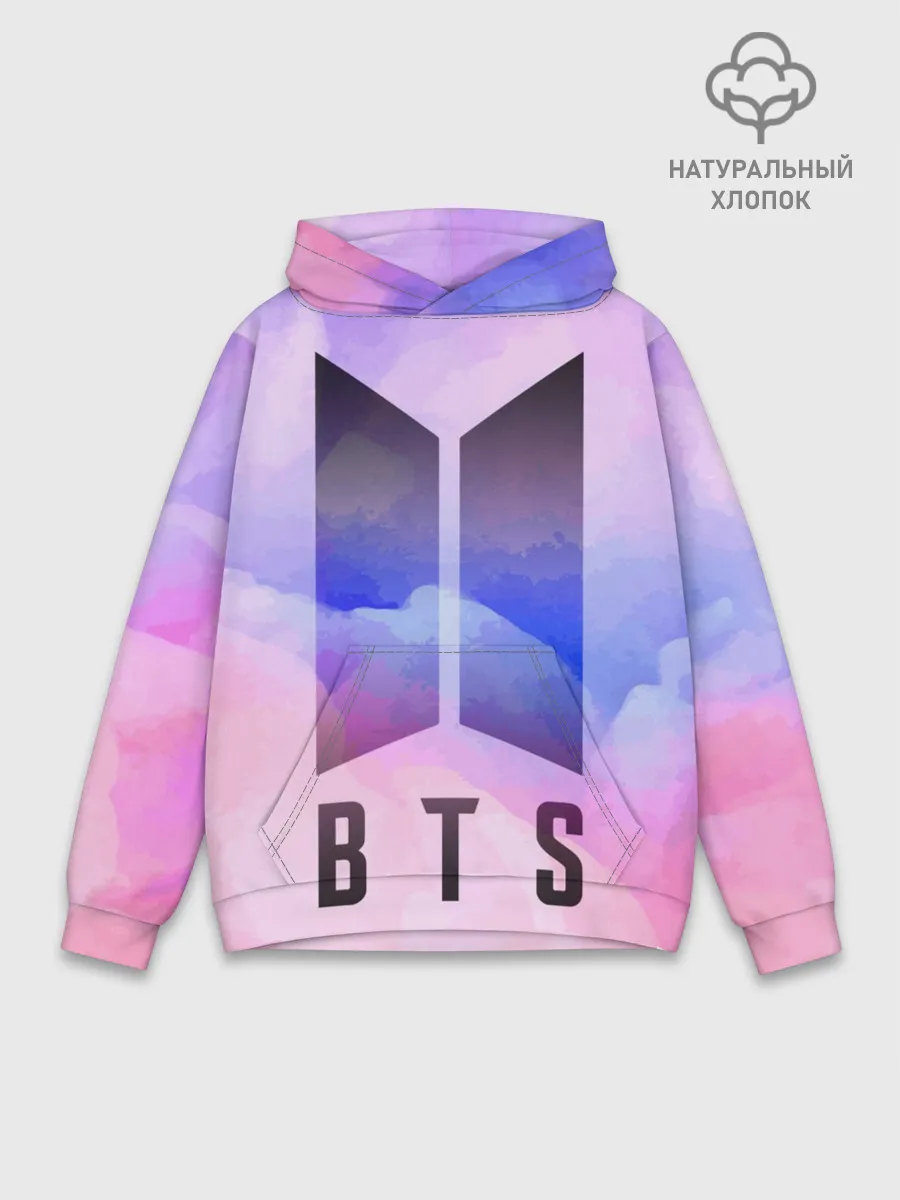 Худи мужской база хлопок / BTS
