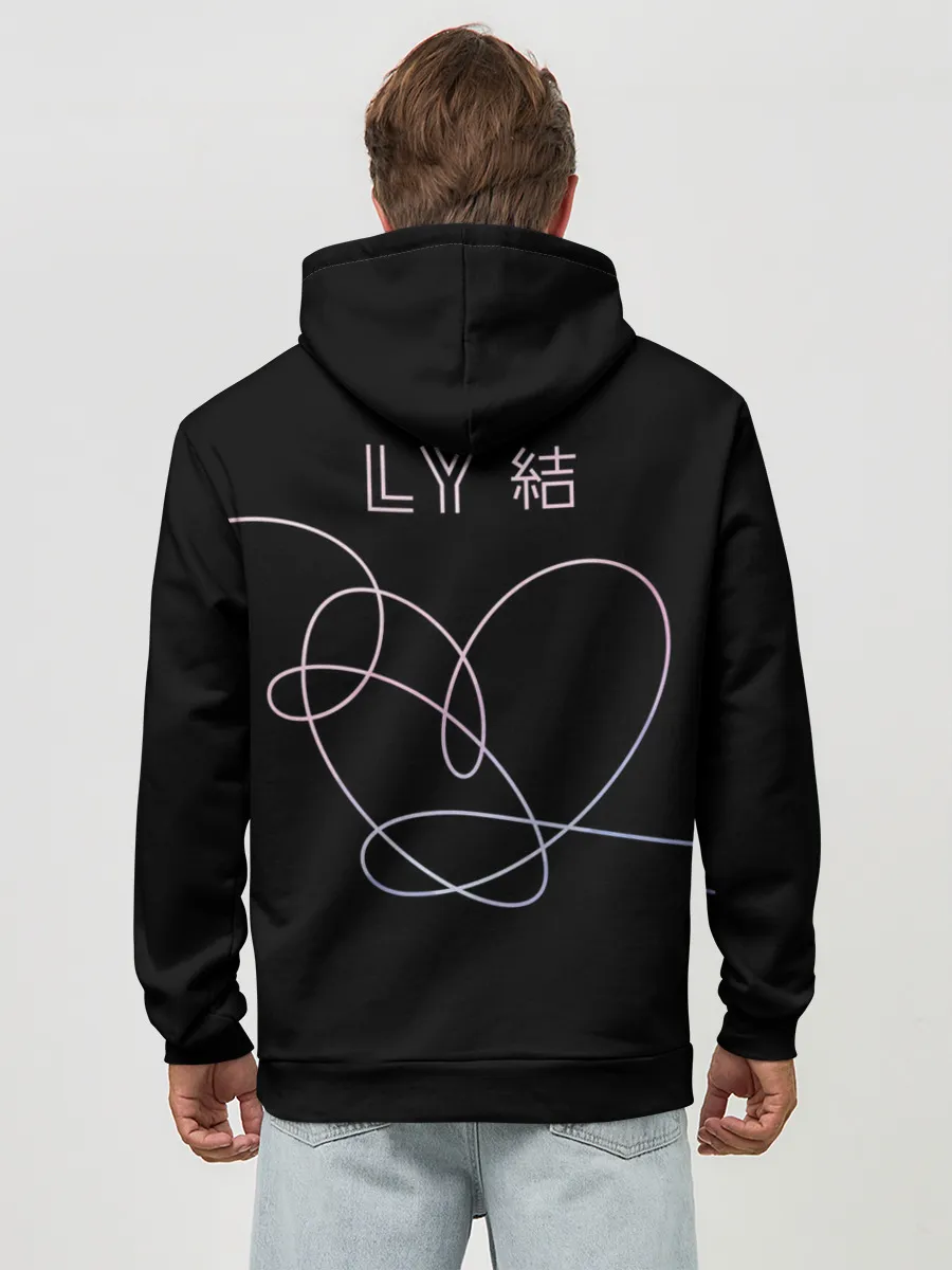 Худи мужской база хлопок / BTS Love Yourself