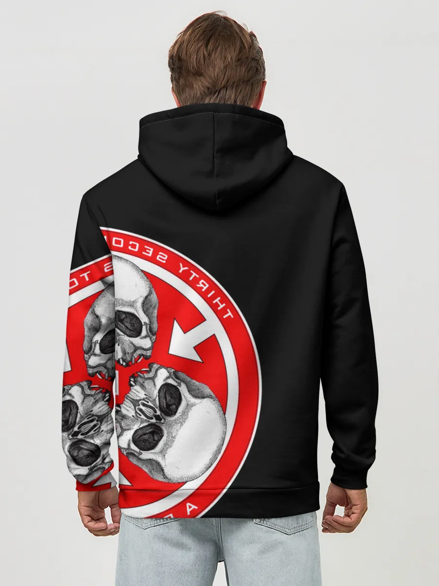 Худи мужской база хлопок / 30 Seconds to Mars