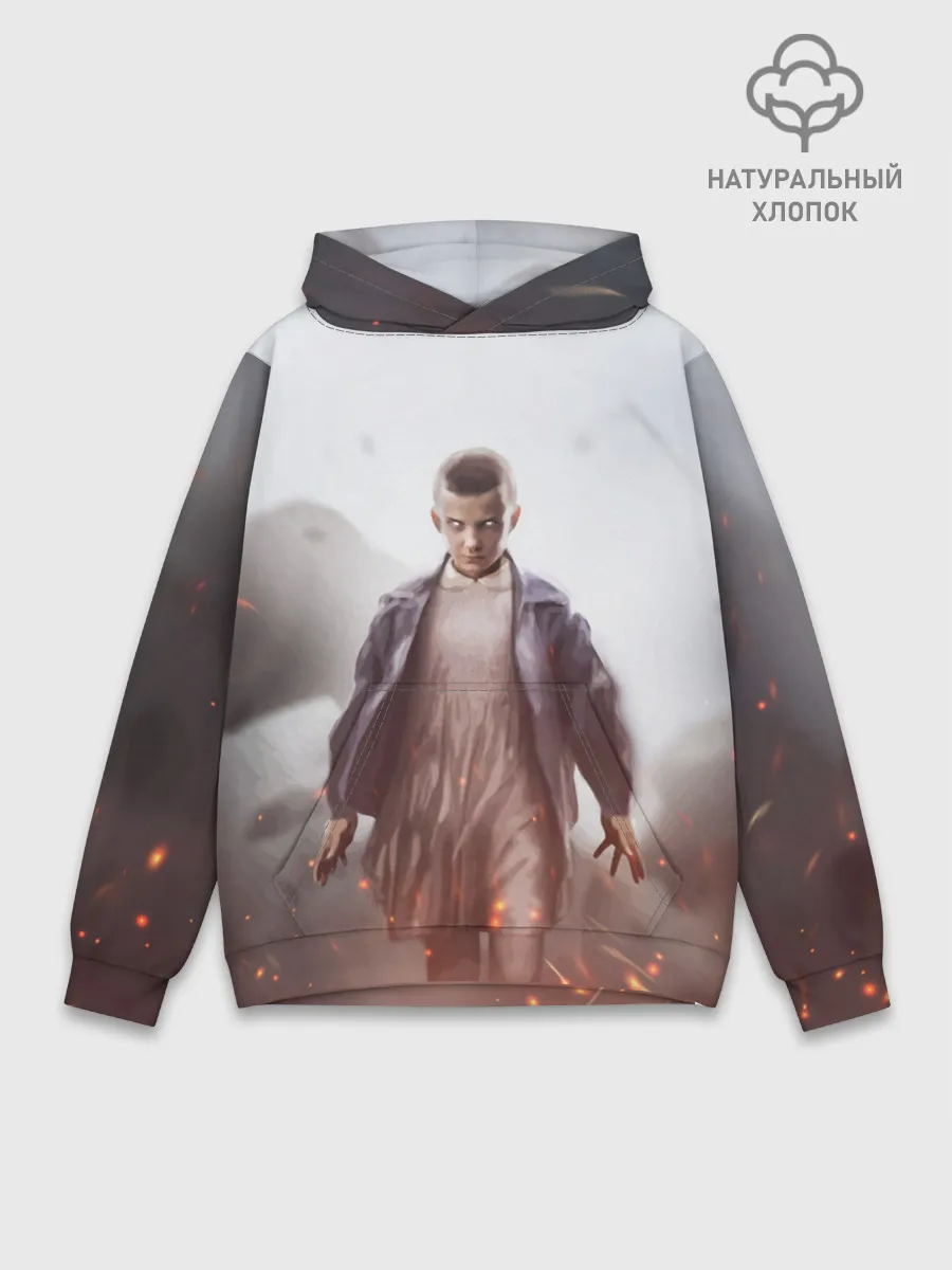 Худи мужской база хлопок / STRANGER THINGS - 011