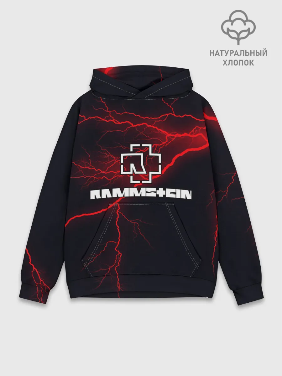 Худи мужской база хлопок / Rammstein.