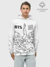 Худи мужской база хлопок / BTS