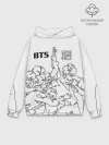 Худи мужской база хлопок / BTS