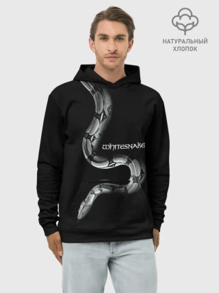 Худи мужской база хлопок / WHITESNAKE