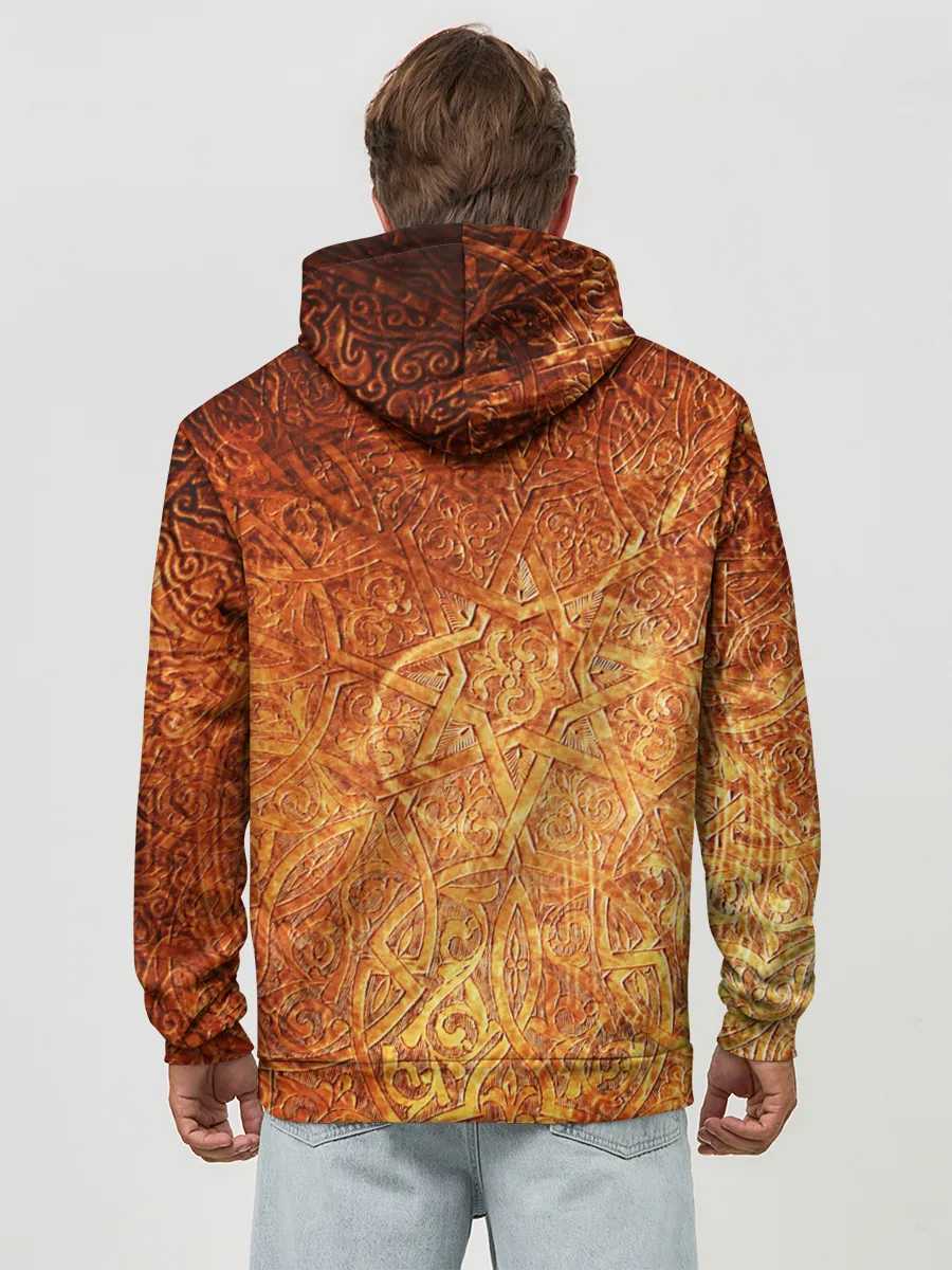 Худи мужской база хлопок / Кельтские узоры