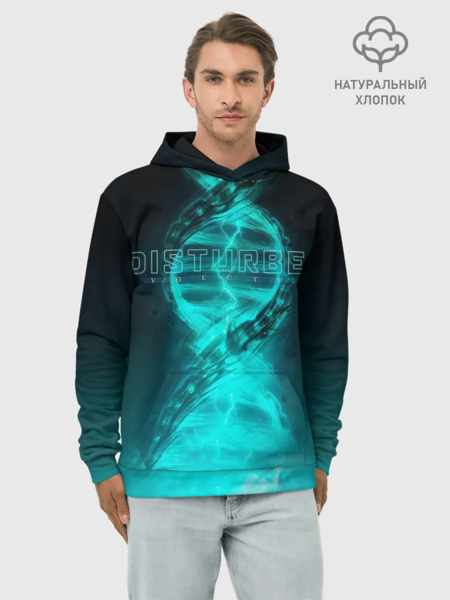 Худи мужской база хлопок / Disturbed. Evolution