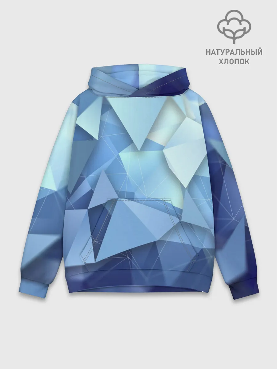 Худи мужской база хлопок / абстракция