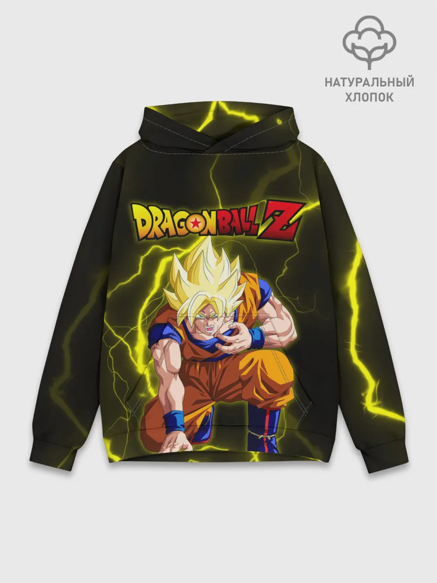Худи мужской база хлопок / Dragon Ball