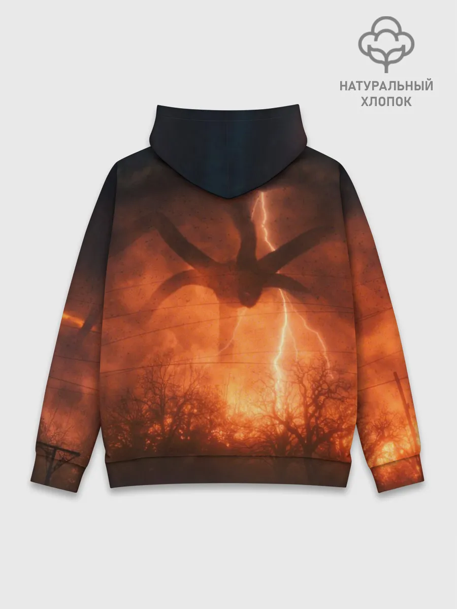 Худи мужской база хлопок / STRANGER THINGS