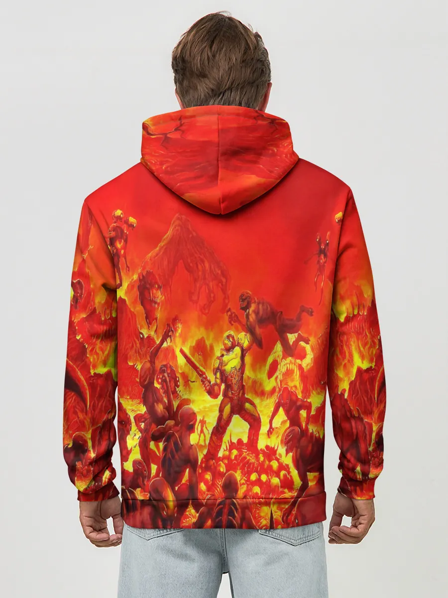 Худи мужской база хлопок / DOOM