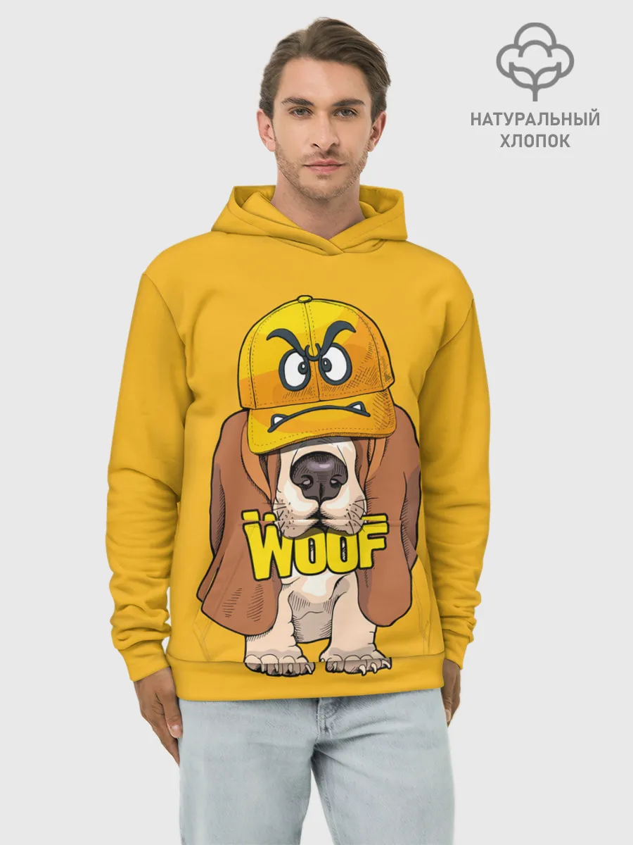 Худи мужской база хлопок / Woof