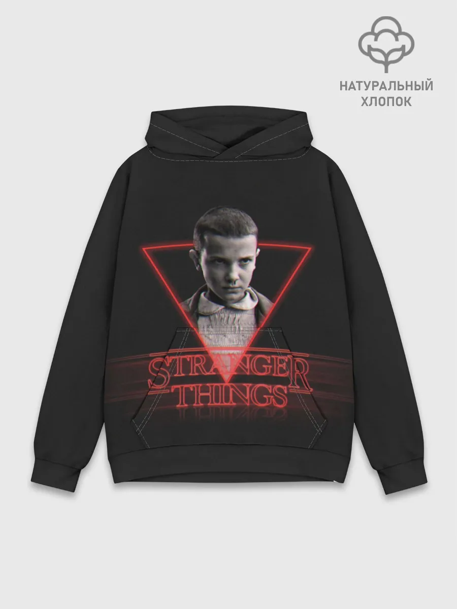 Худи мужской база хлопок / STRANGER THINGS
