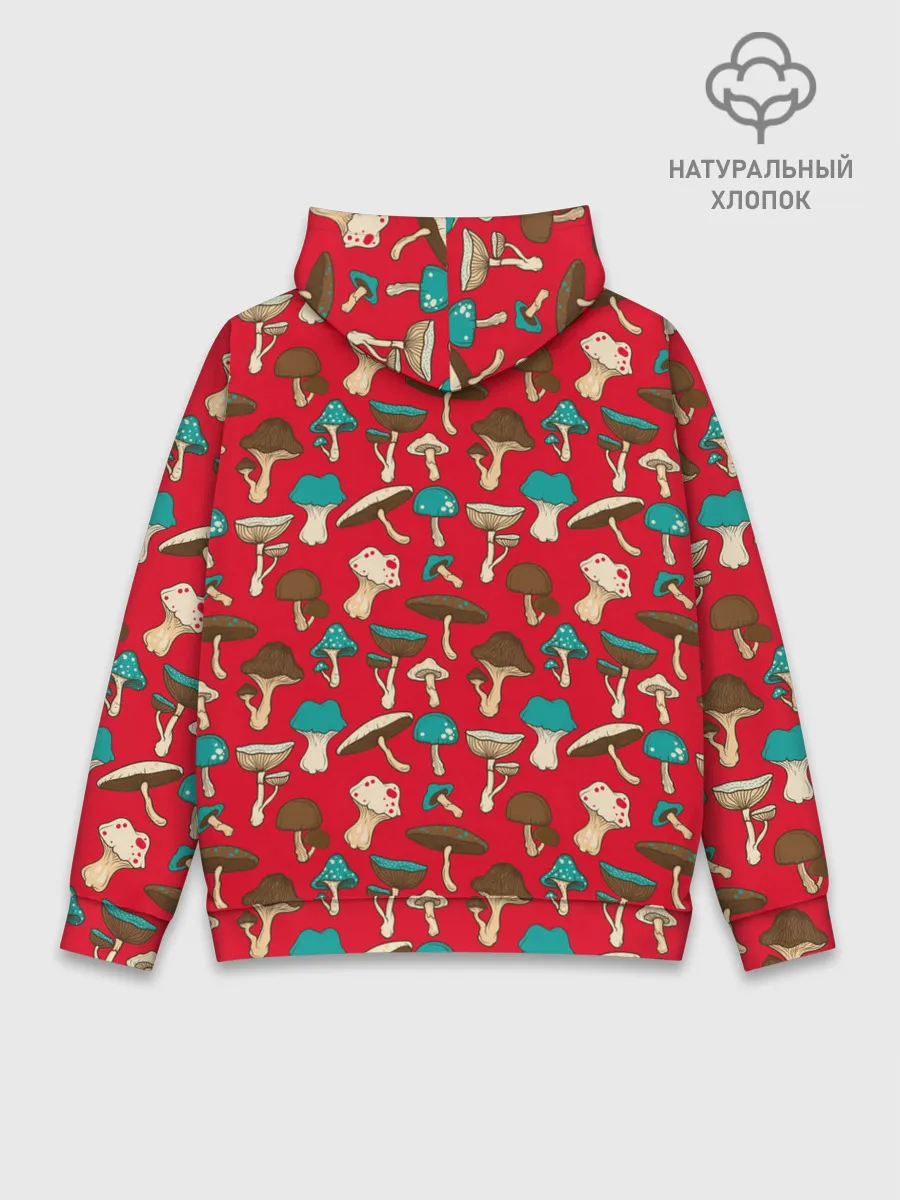 Худи мужской база хлопок / Грибы
