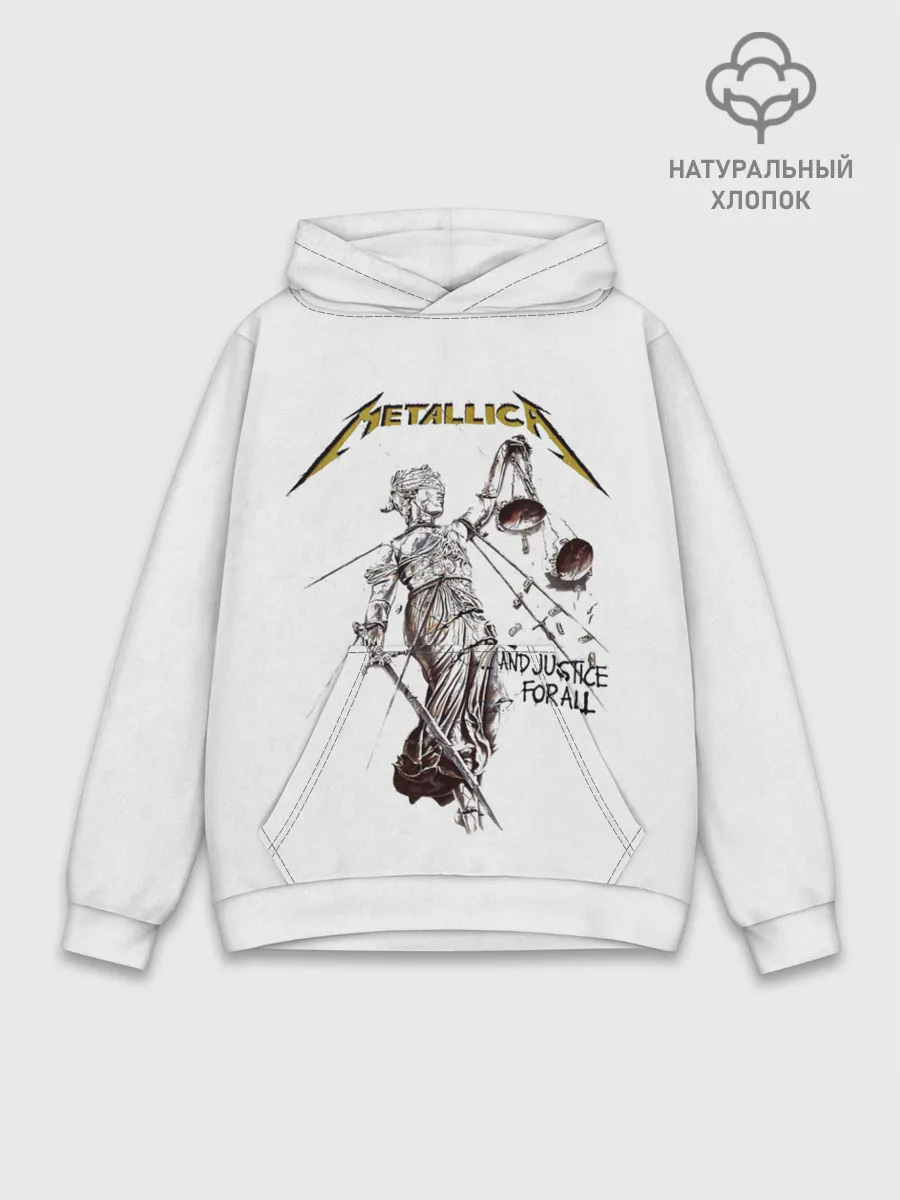 Худи мужской база хлопок / Metallica