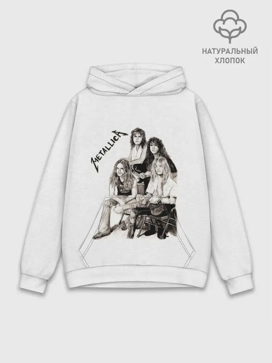 Худи мужской база хлопок / Metallica
