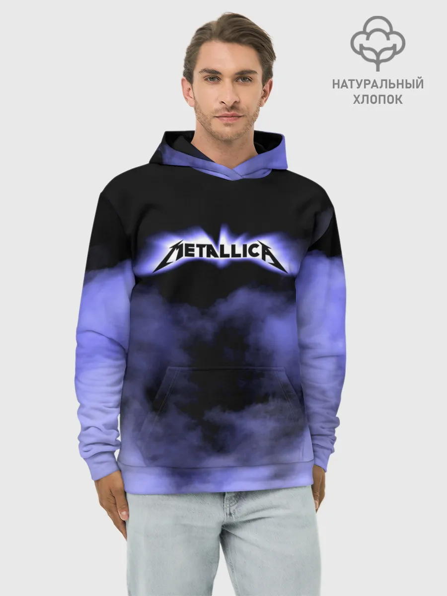 Худи мужской база хлопок / Metallica