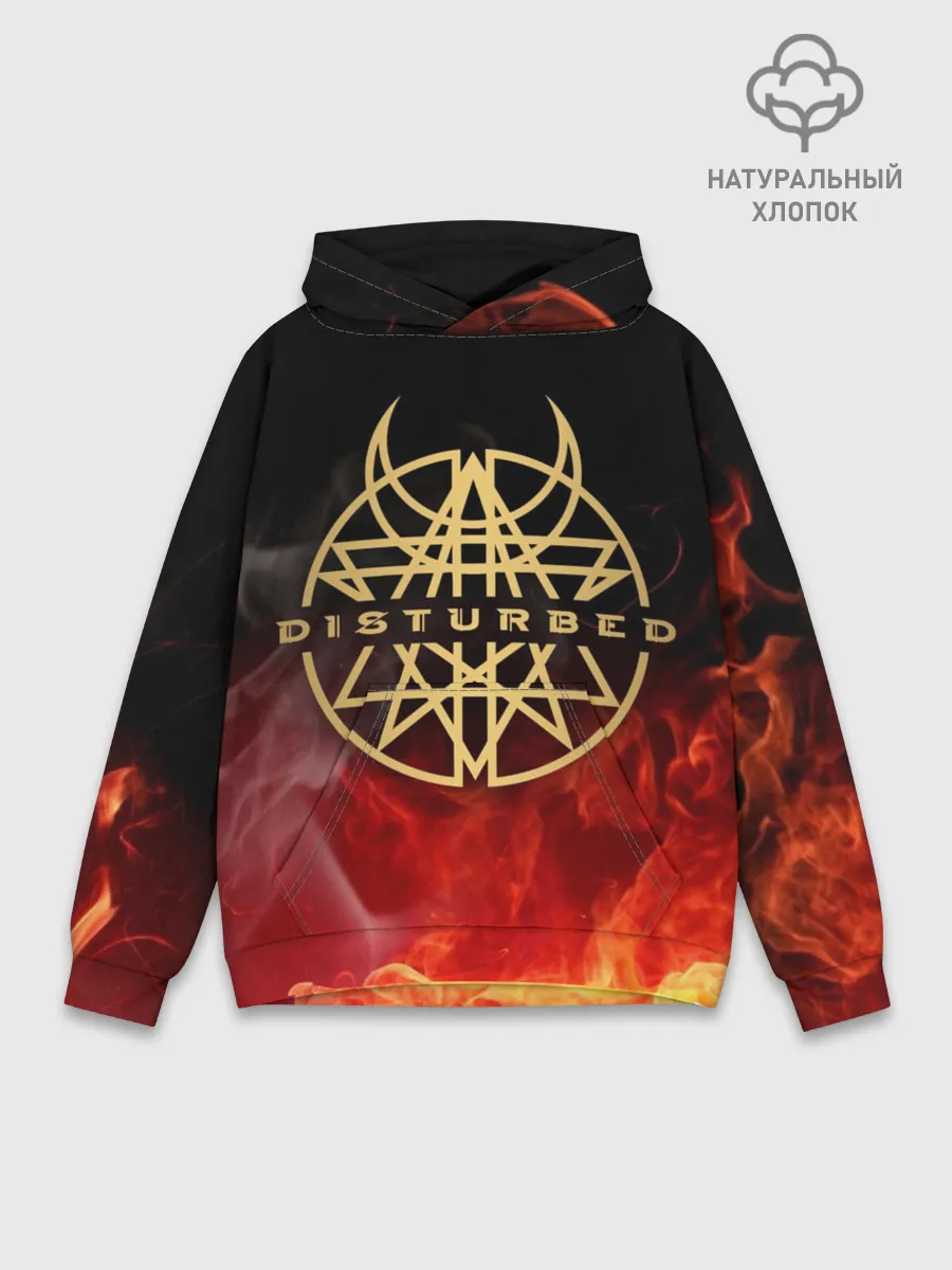 Худи мужской база хлопок / Disturbed