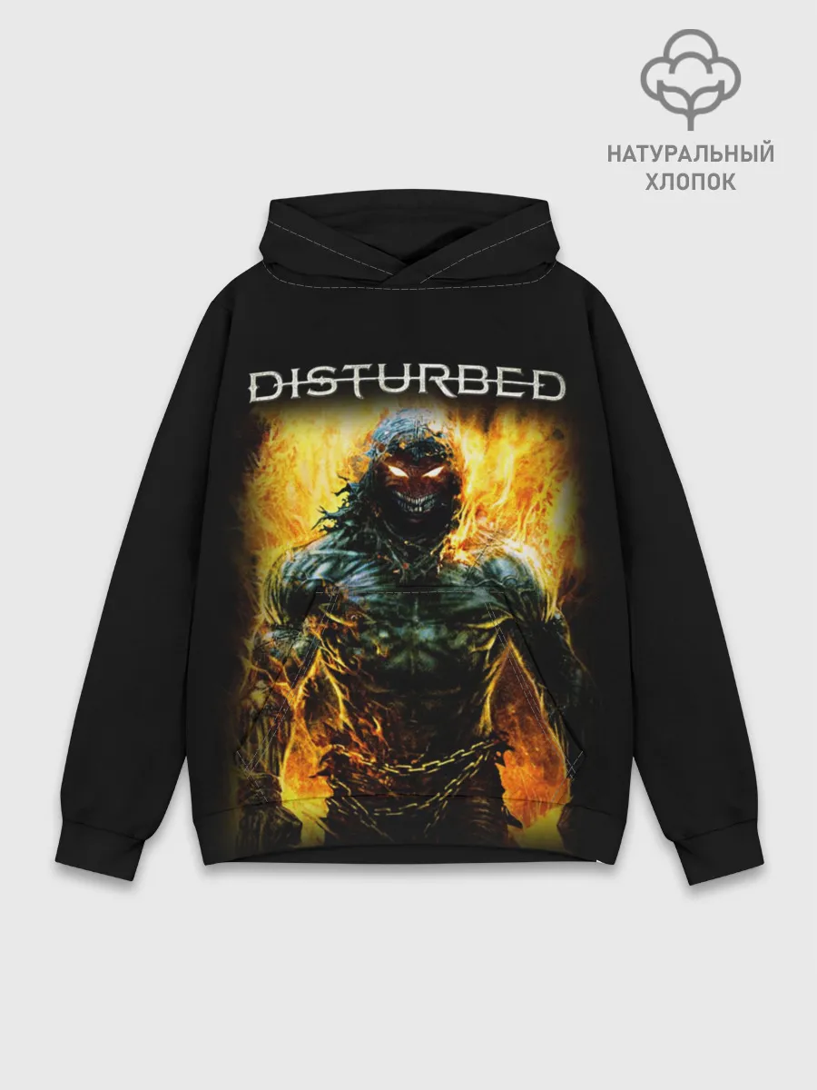 Худи мужской база хлопок / Disturbed