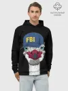Худи мужской база хлопок / FBI