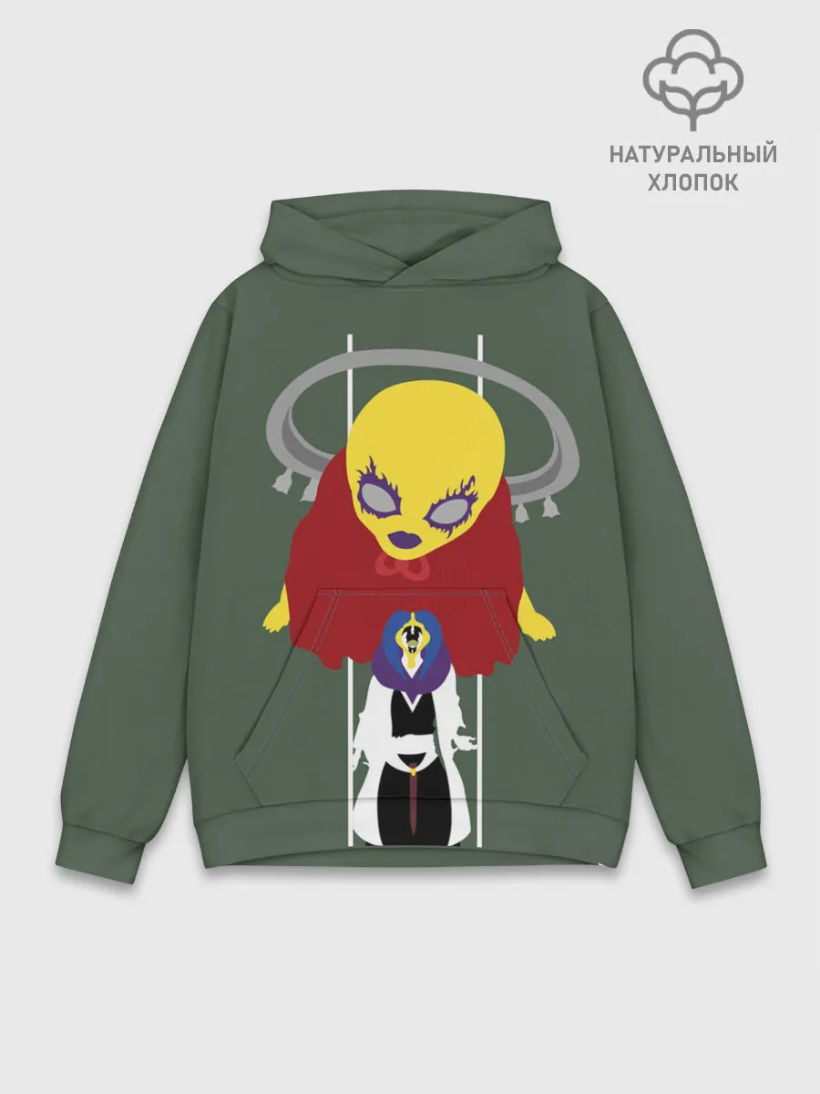 Худи мужской база хлопок / Mayuri Kurotsuchi