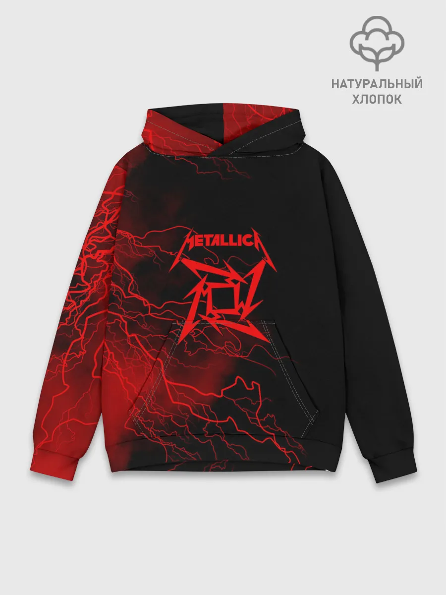 Худи мужской база хлопок / Metallica