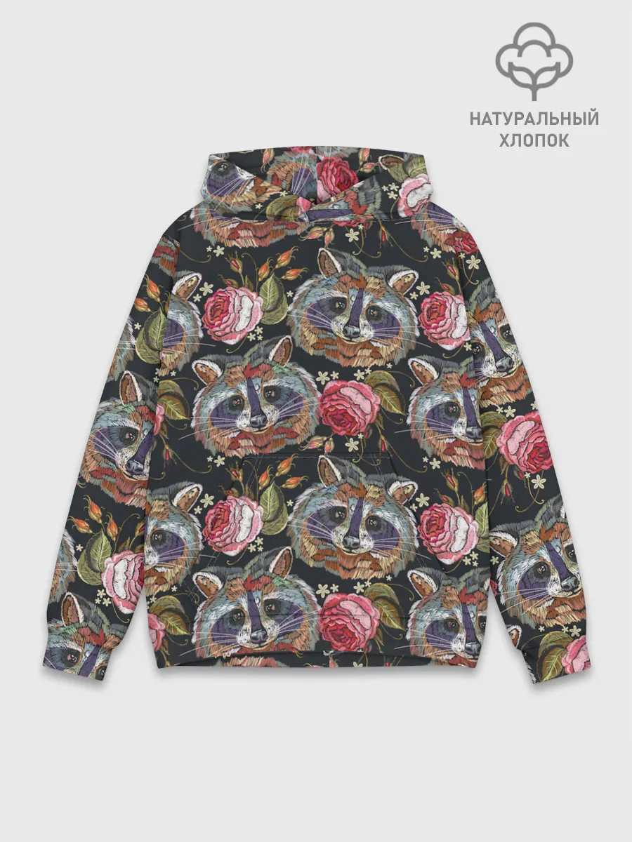 Худи мужской база хлопок / Еноты