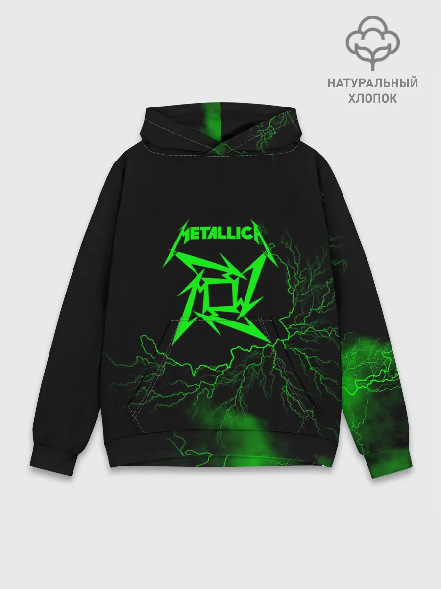 Худи мужской база хлопок / Metallica