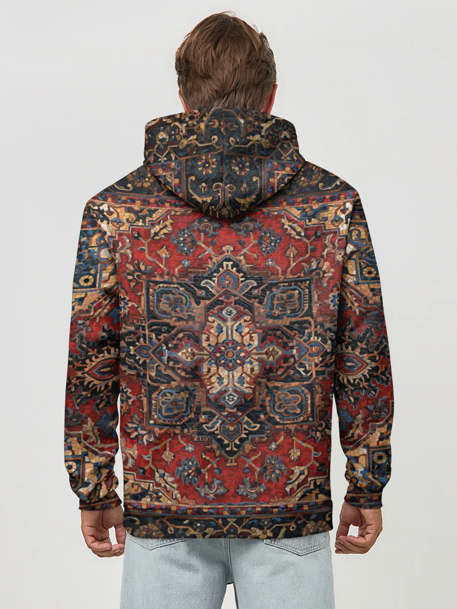 Худи мужской база хлопок / из России с любовью