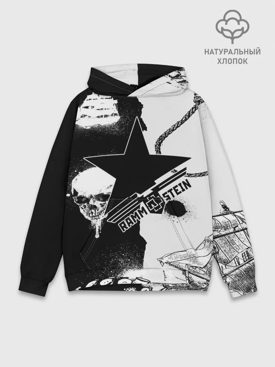 Худи мужской база хлопок / Rammstein
