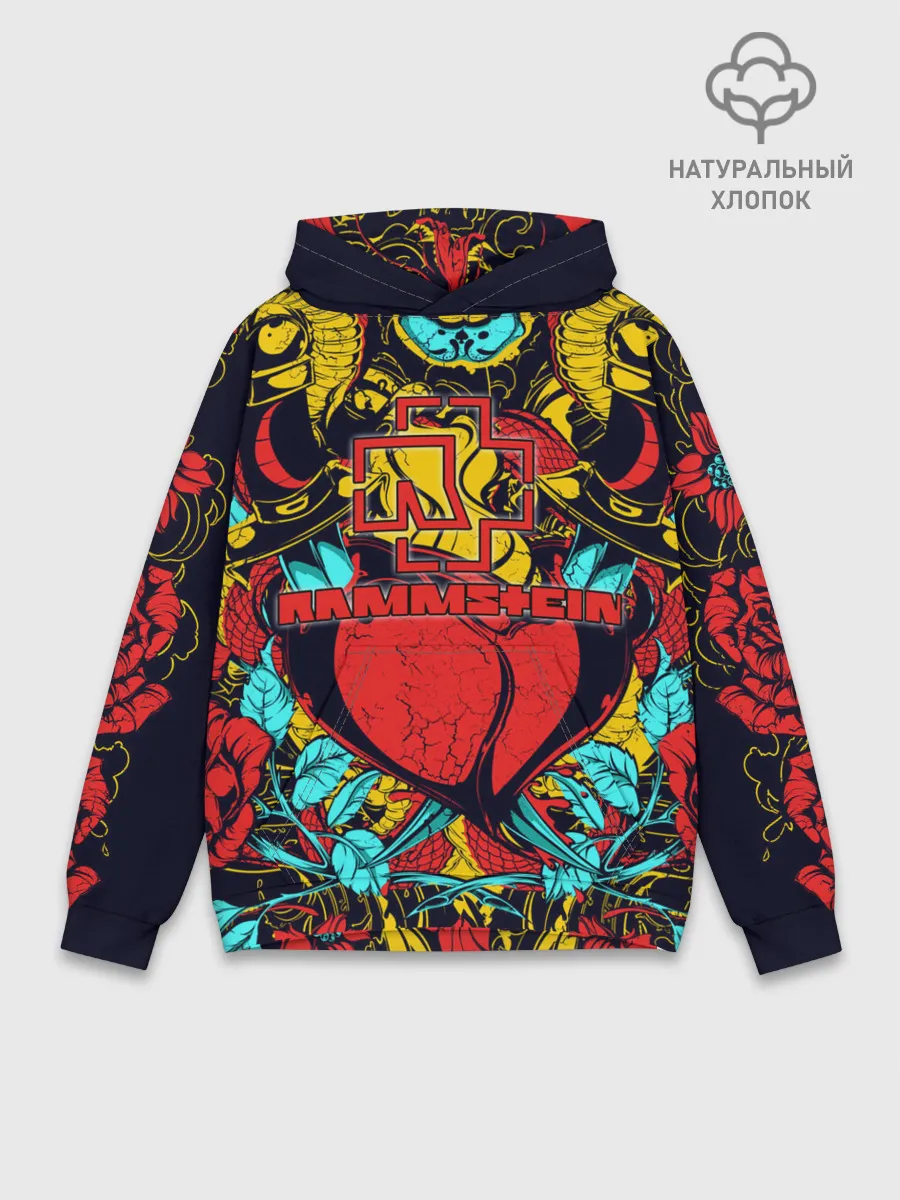 Худи мужской база хлопок / Rammstein
