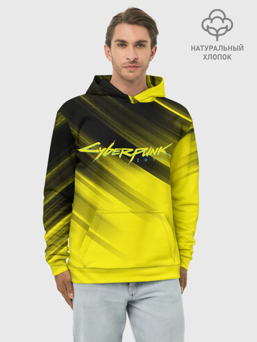 Худи мужской база хлопок / Cyberpunk 2077