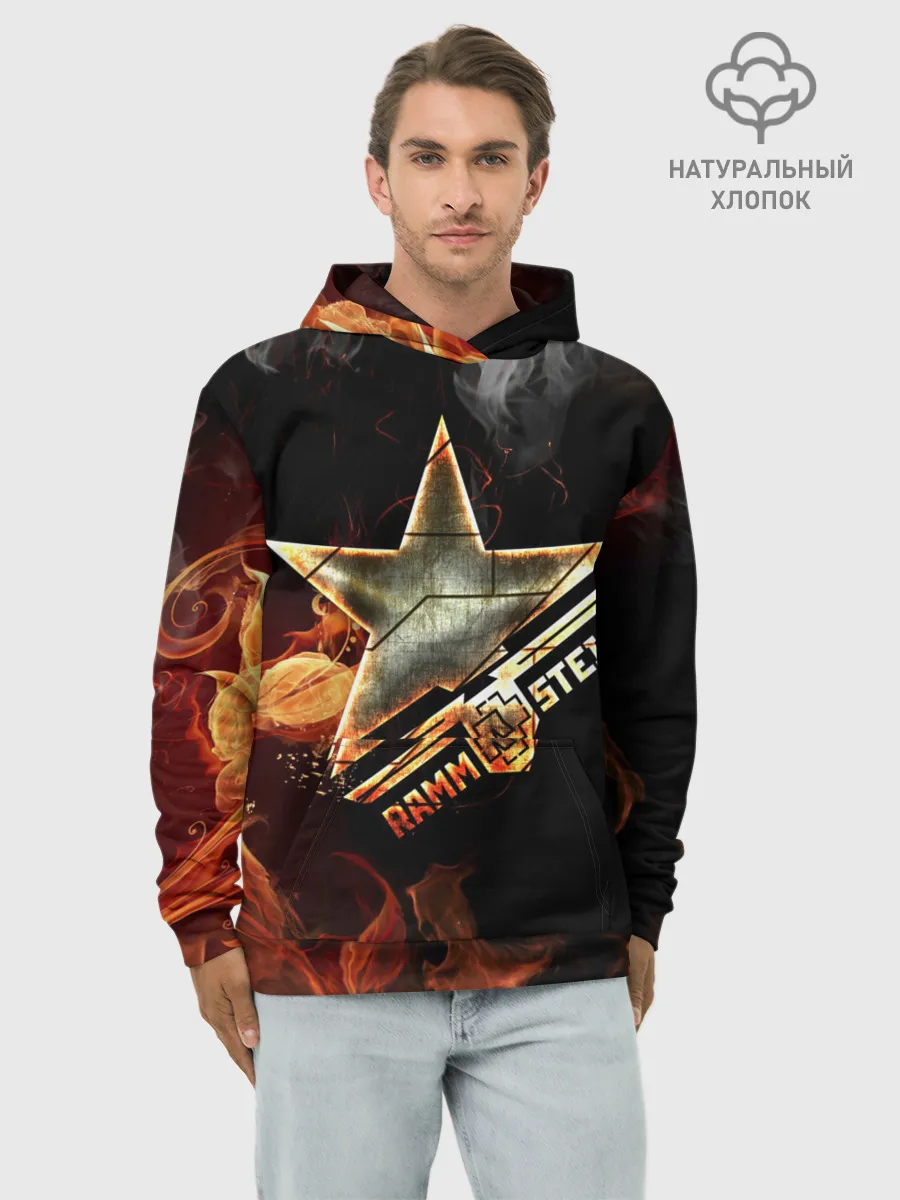 Худи мужской база хлопок / Rammstein