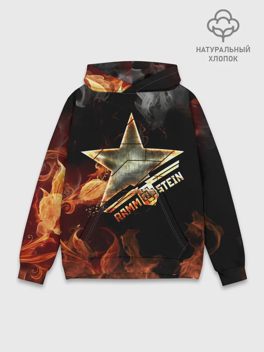 Худи мужской база хлопок / Rammstein