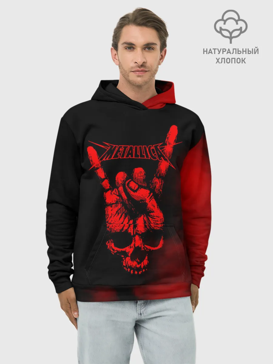 Худи мужской база хлопок / Metallica