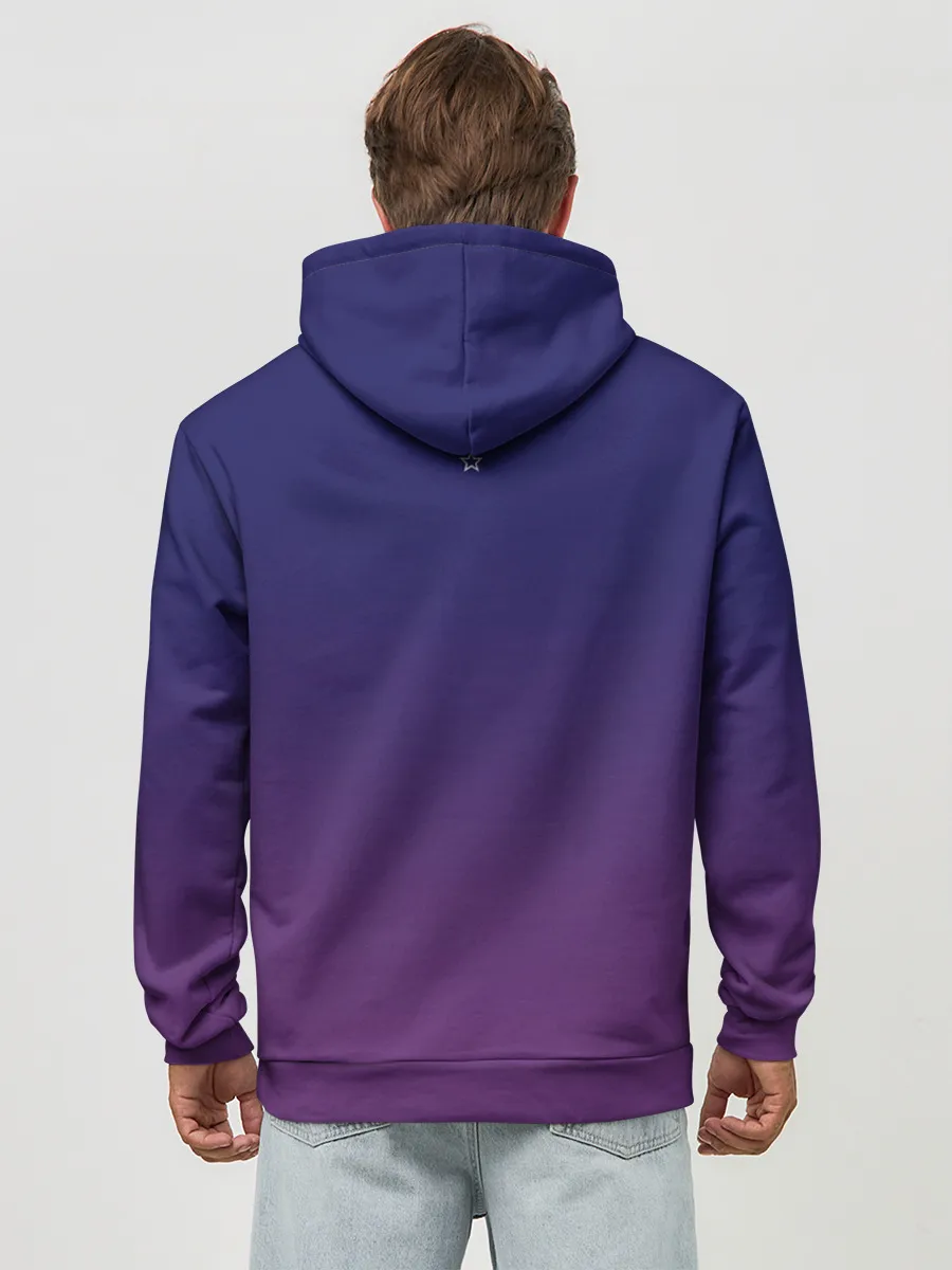 Худи мужской база хлопок / JONY /Звезда/