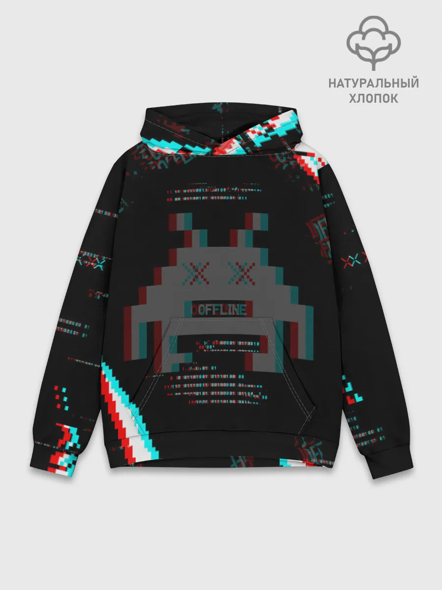 Худи мужской база хлопок / WATCH DOGS DED SEC