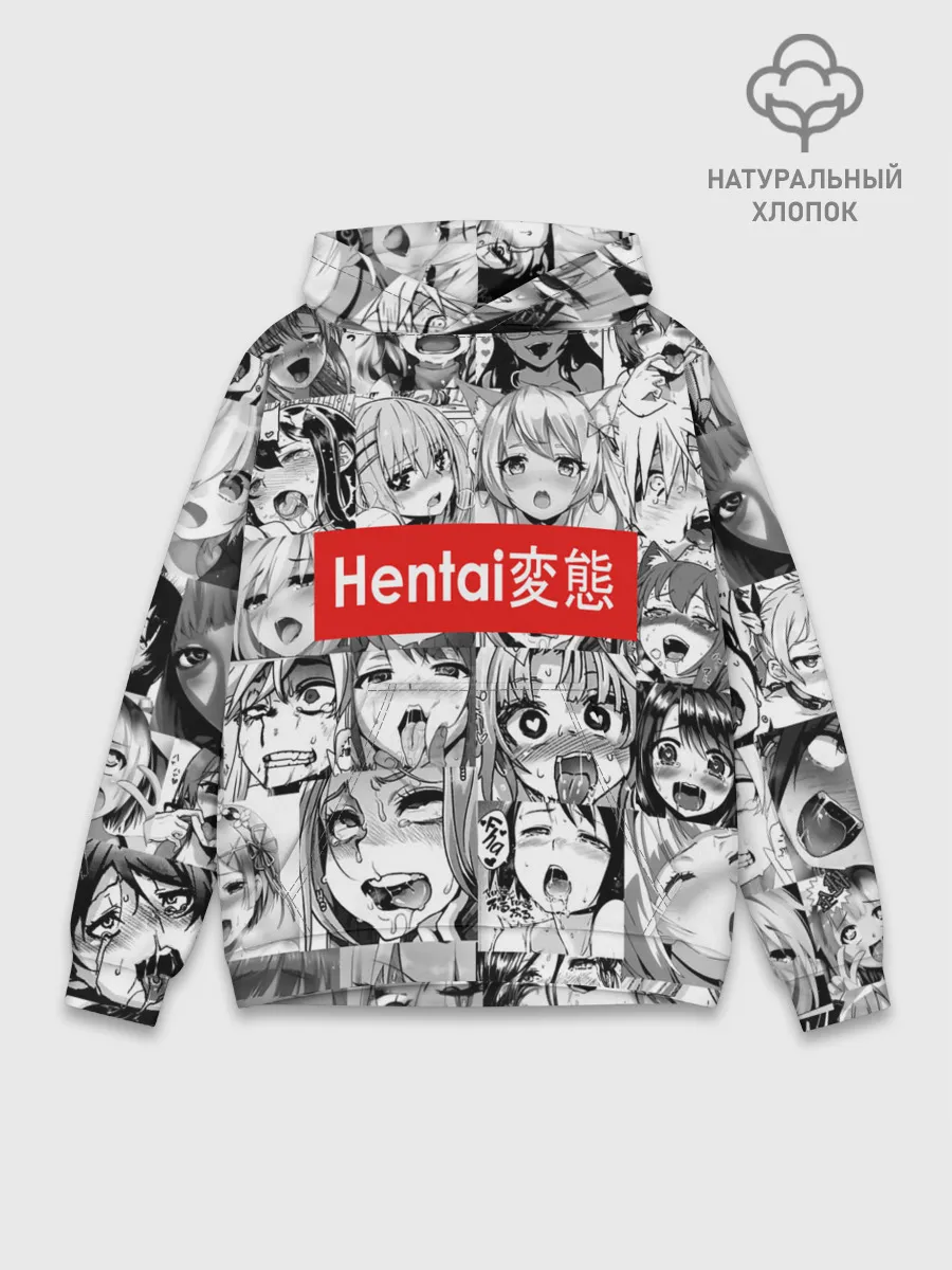 Худи мужской база хлопок / Японская анимация