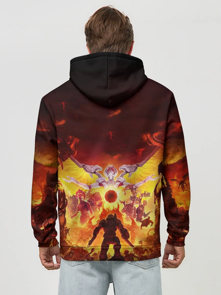 Худи мужской база хлопок / DOOM Eternal