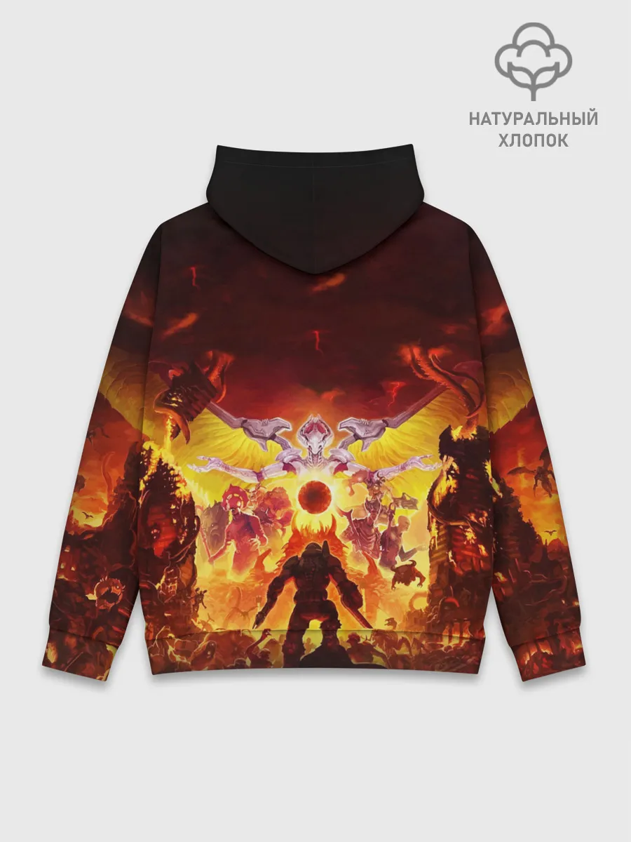 Худи мужской база хлопок / DOOM Eternal