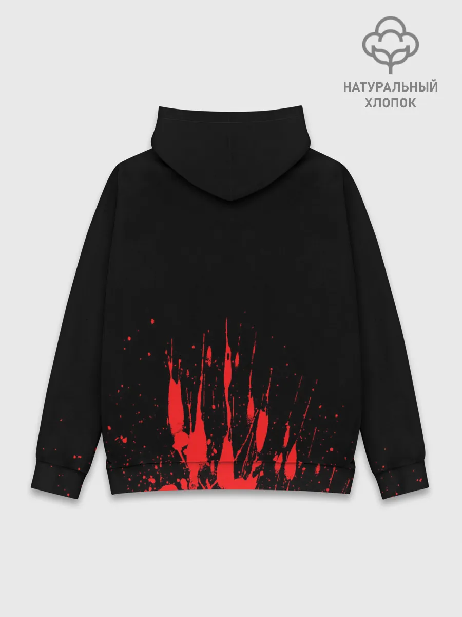 Худи мужской база хлопок / DOOM Bloody