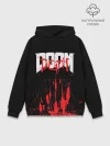 Худи мужской база хлопок / DOOM Bloody